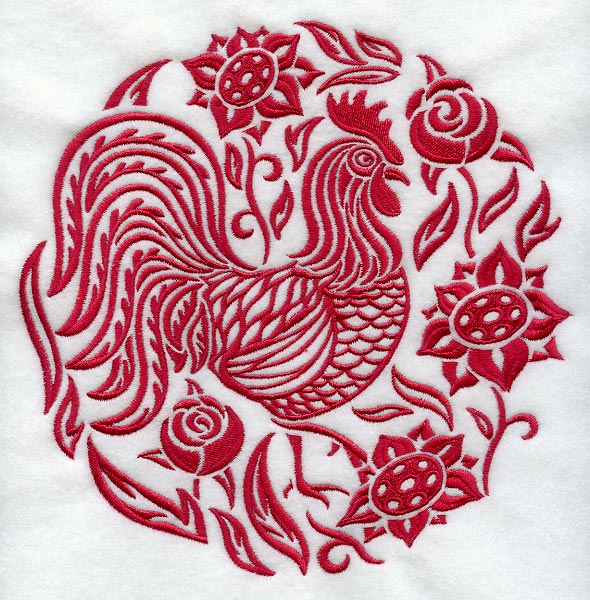 Simply Rooster Circle