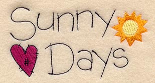 Sunny Days - Text