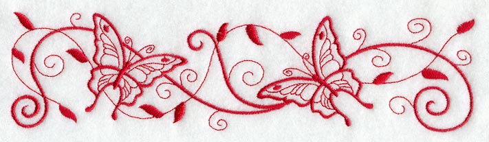 Dancing Butterfly Border