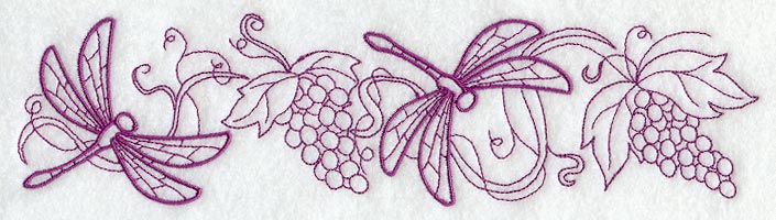 Delightful Dragonfly Border