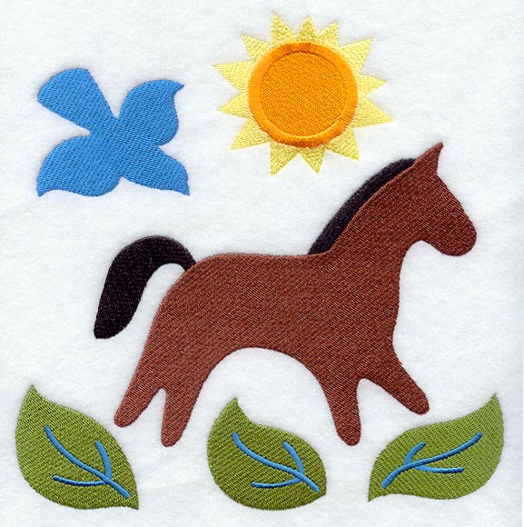 Horsin' Around Folk Art