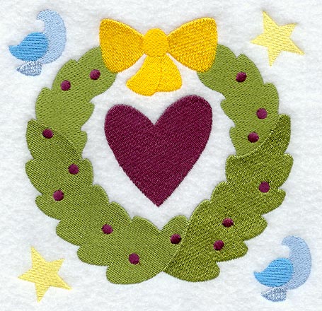 Claddagh Wreath Folk Art