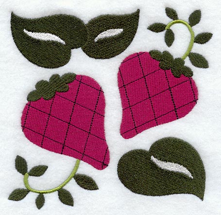 Fruity Berry Folk Art