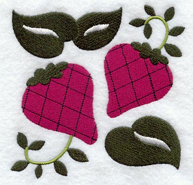 Fruity Berry Folk Art