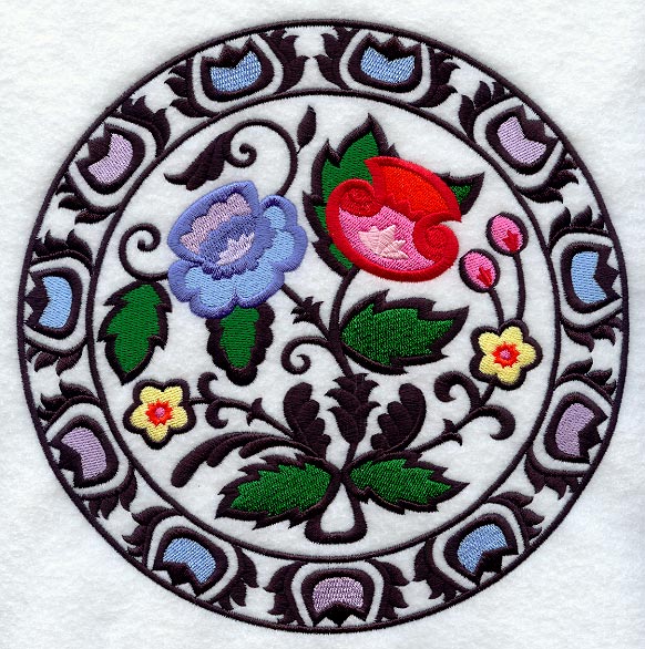 Polish Papercut Circle (Wycinanki)