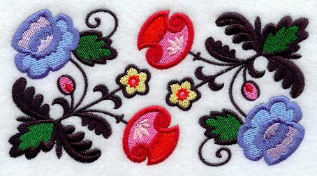 Polish Papercut Border (Wycinanki)