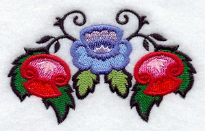 Polish Papercut Flower (Wycinanki)