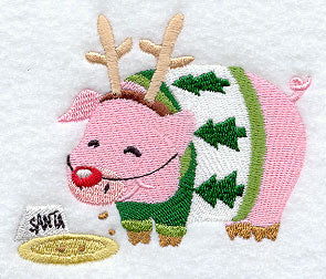 Patterson Pig Plays Reindeer