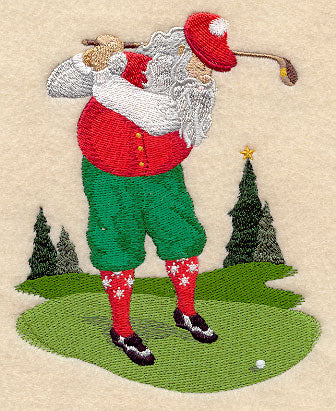 Mr. Claus on the Green