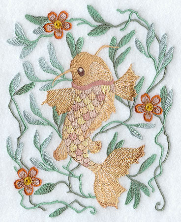 Art Nouveau Koi Fish