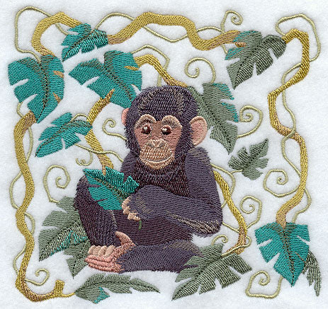 Art Nouveau Chimpanzee