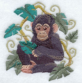 Art Nouveau Chimpanzee