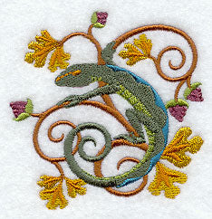 Art Nouveau Chameleon