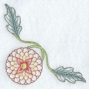 Art Nouveau Blossom Corner