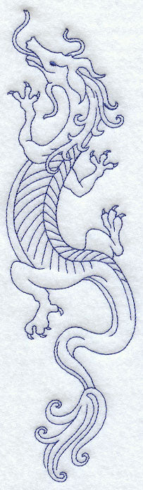 Climbing Dragon (Bluework)