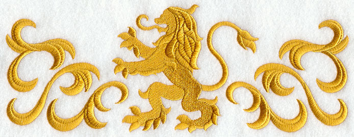 Heraldic Lion Border