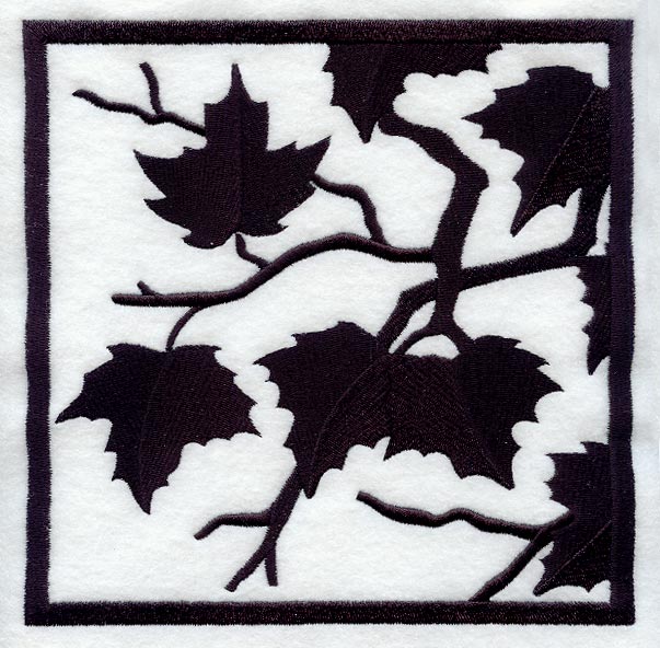 Leaves in the Breeze Silhouette