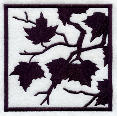 Leaves in the Breeze Silhouette