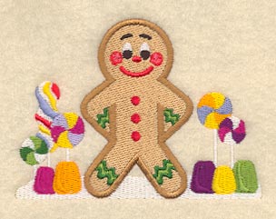 Gingerbread Scene Front