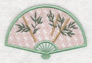 Japanese Fan and Bamboo