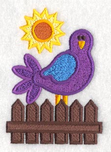 Bird on Fence