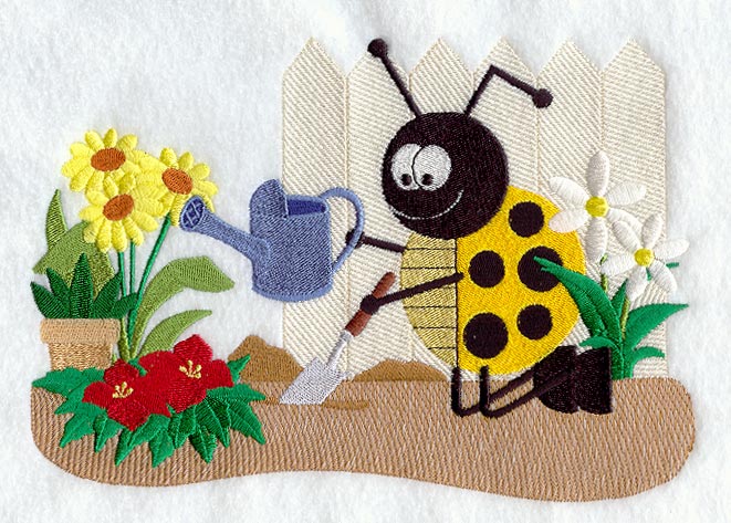 Planting Ladybug