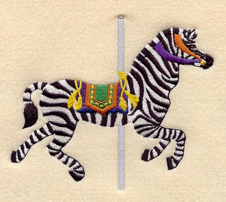 Prancing Carousel Zebra
