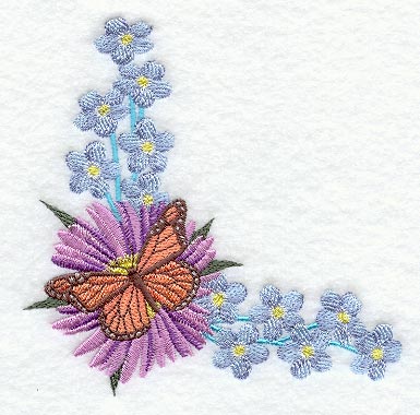 Floral Spray Corner - Spring