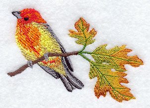 Seasonal Bird - Autumn Tanager Male
