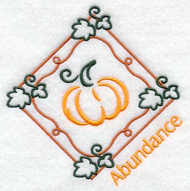 Abundance Pumpkin Diamond