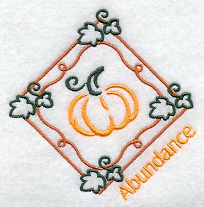 Abundance Pumpkin Diamond