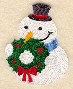 Roly-Poly Snowman & Wreath
