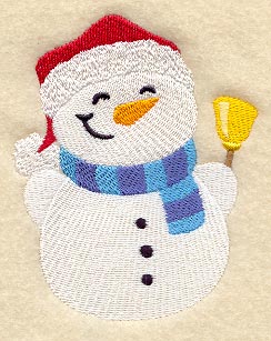 Roly-Poly Snowman with Bell