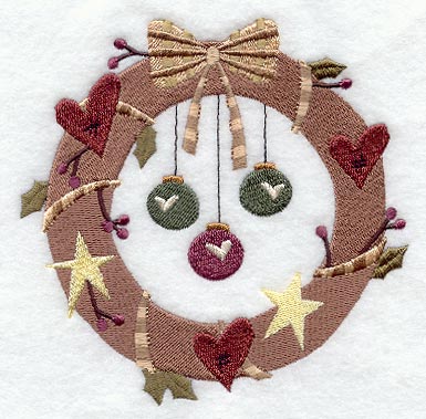 Country-Style Christmas Wreath