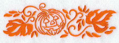 Simply Spooky Jack-o-Lantern Border