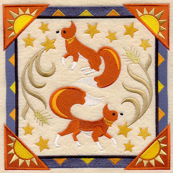 Autumn Fox Square