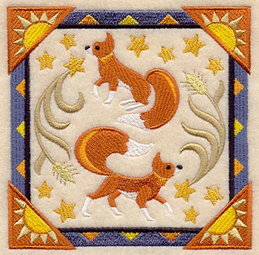 Autumn Fox Square