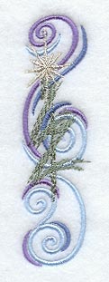 Whirling, Swirling Christmas Border