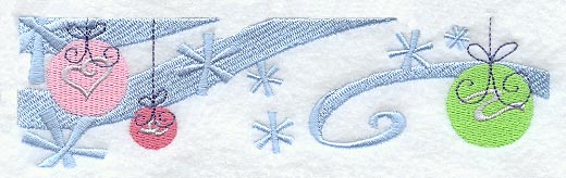 Merry, Frosty Christmas Border