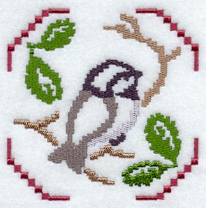 Sweater Season Chickadee Square