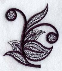 Fleur de Flames (Blackwork)