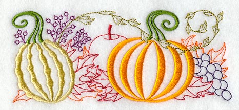 Autumn Bounty Border