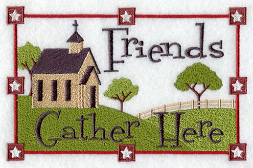 Friends Gather Here