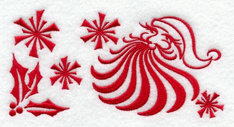 Simply Santa Rectangle