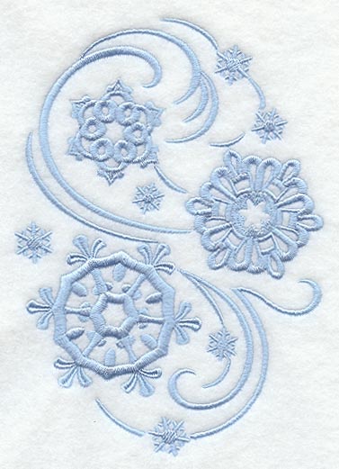 Simply Snowflakes Oval