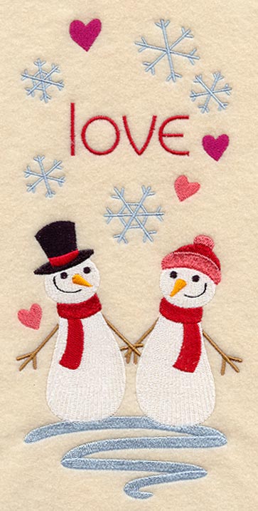 I Love Snowmen Panel