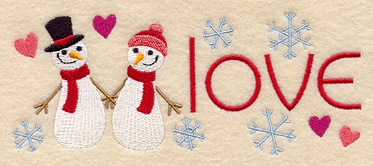 I Love Snowmen Rectangle