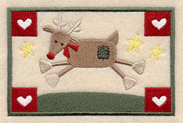 Leaping Reindeer