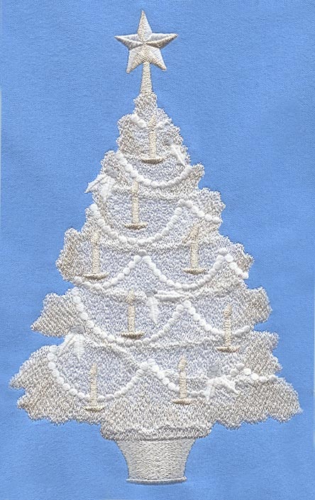 White Christmas Tree