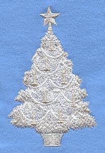 White Christmas Tree